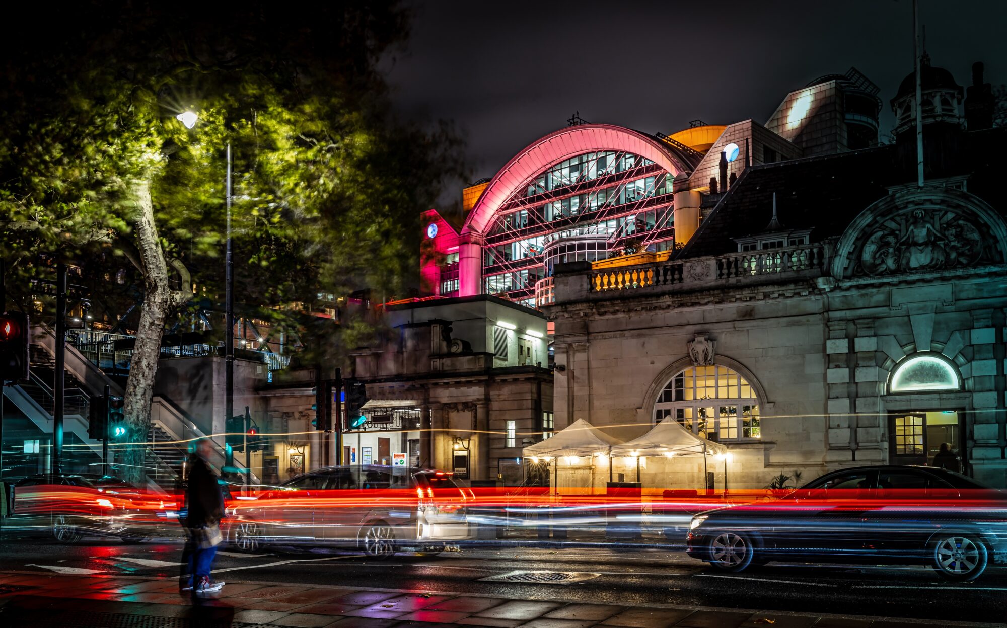A,Night,View,Of,Charing,Cross,Railway,Station,,A,Central